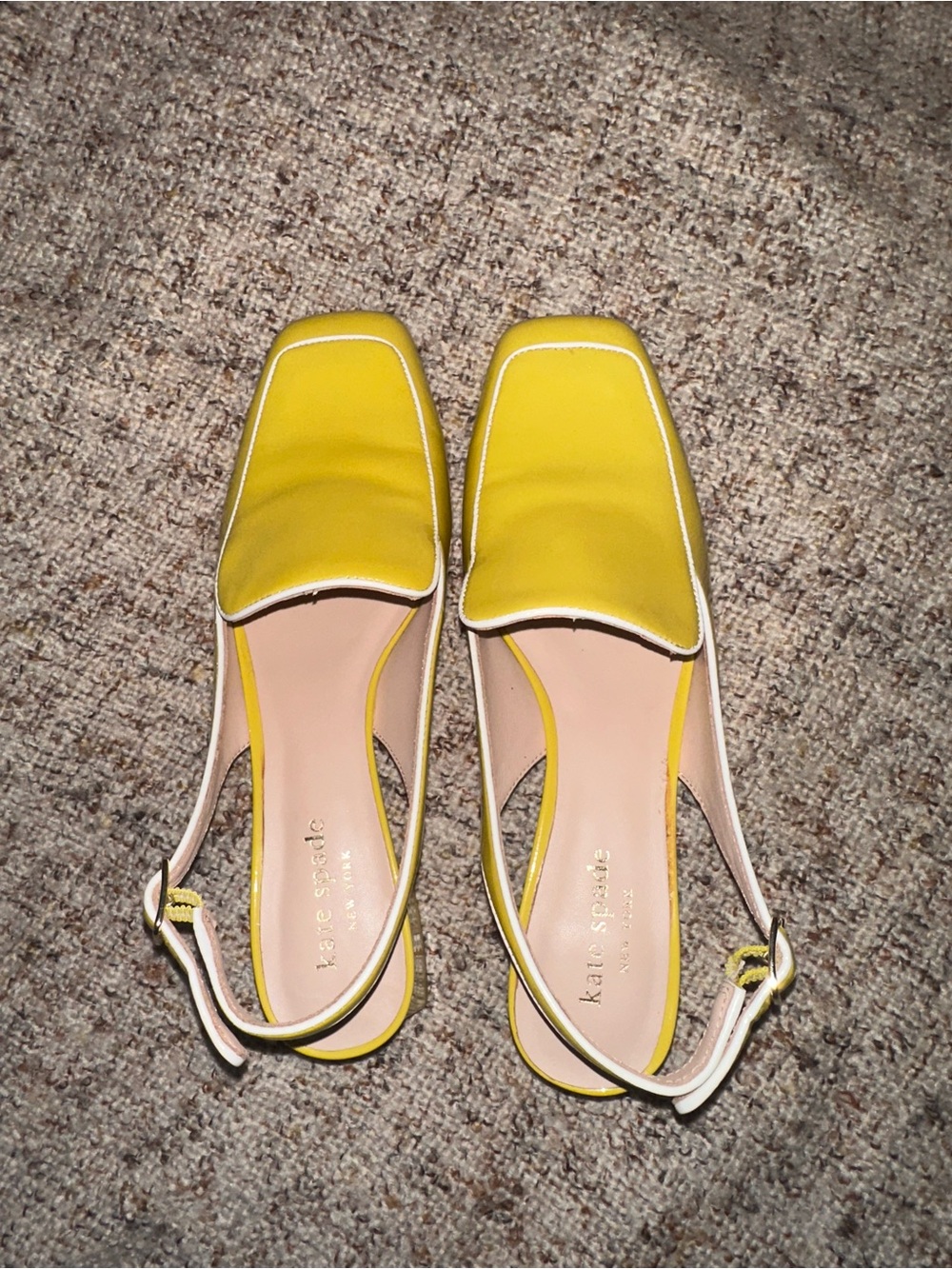 Kate Spade Cute Yellow Heels - Picture 6 of 7